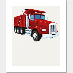 DUMP TRUCK Posters and Art